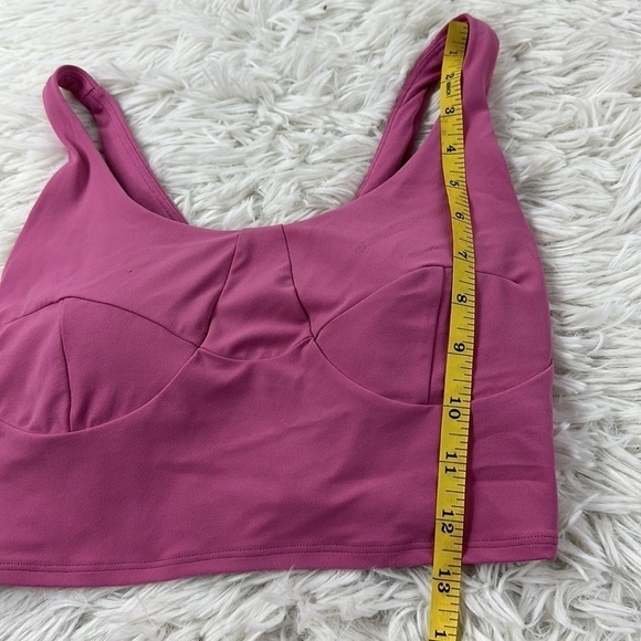 Lululemon Nulu Front-Darting Yoga Bra *Light Support, B/C Cup Pink Blossom - Picture 3 of 5